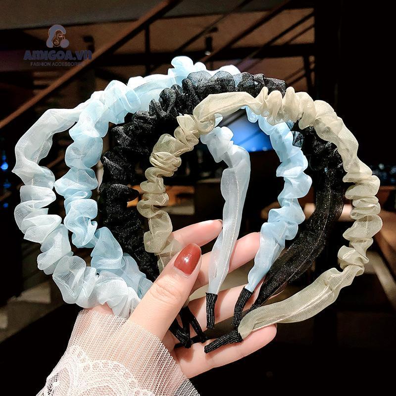 Băng Đô Xếp Ly Ren 【amigoa.vn】