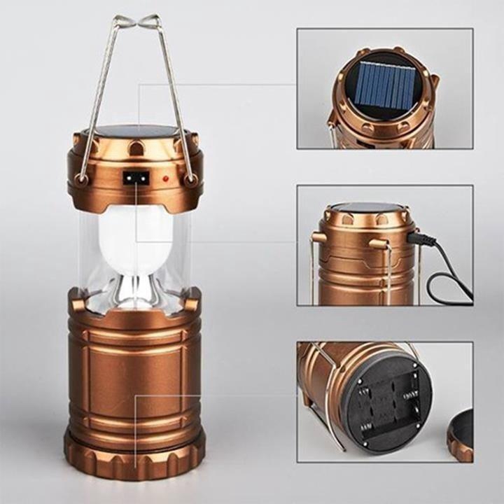 Đèn Bão Năng Lượng Mặt Trời 5800T Cao cấp
