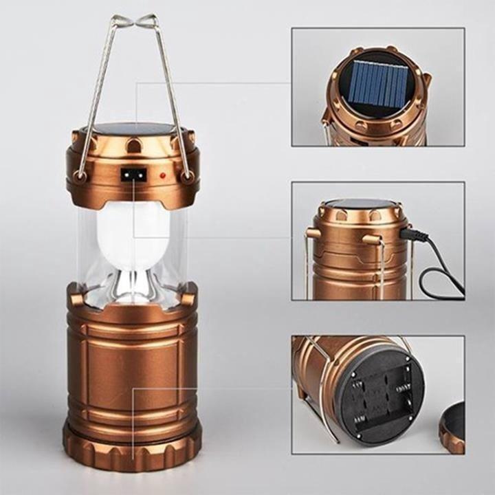 Đèn Bão Năng Lượng Mặt Trời 5800T Cao cấp