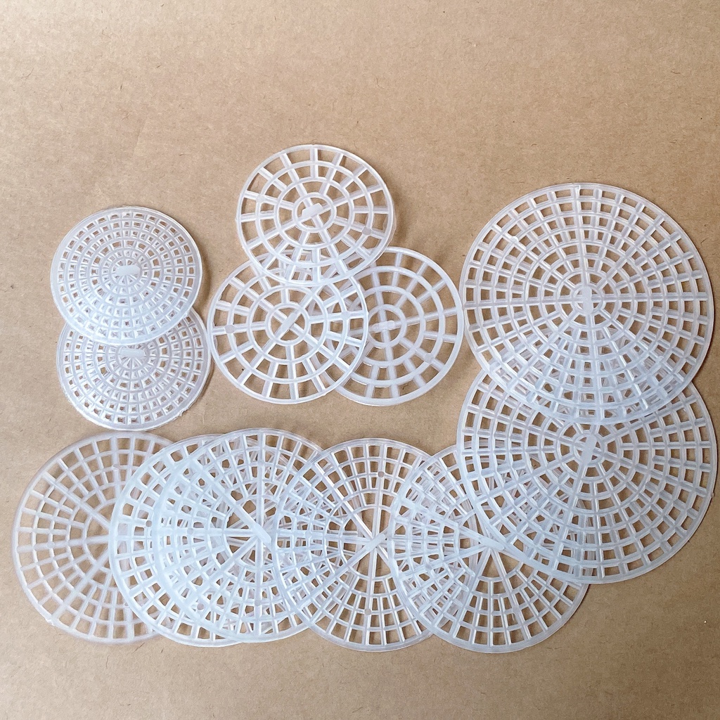 Vỉ nén dưa cà muối dùng chèn hủ muối dưa cà combo 5 chiếc lưới size 6,5cm/ 7cm/ 8.5cm/ 11cm
