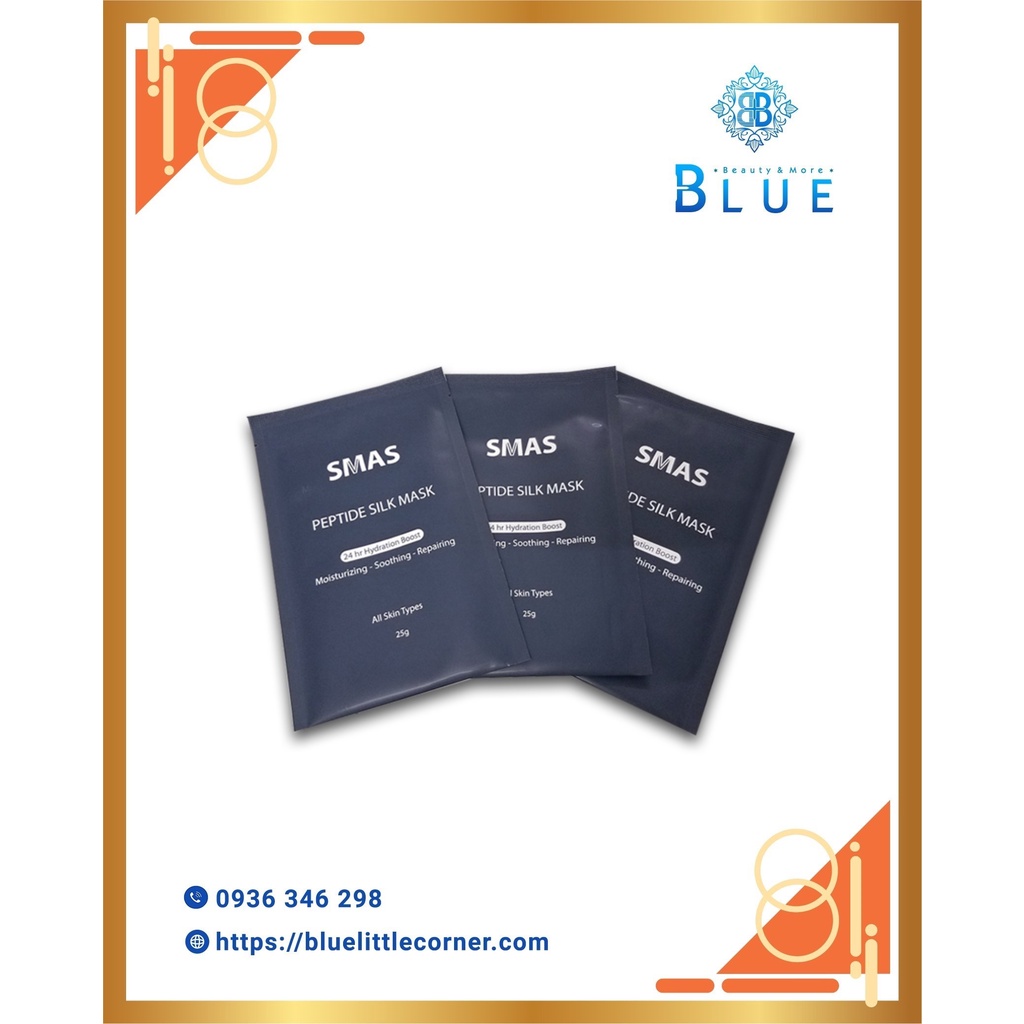 Mặt nạ siêu phục hồi, dưỡng ẩm SMAS Peptide Silk Mask