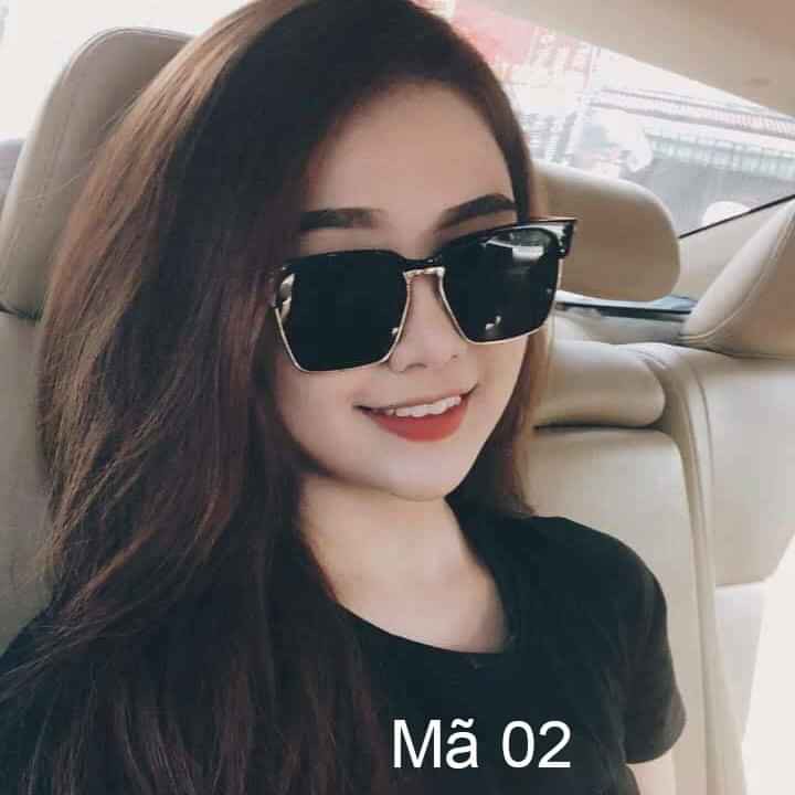 Kính Râm Nữ Chống Tia UV, Tia Cực Tím Bảo Vệ Mắt Form Vuông Trẻ Trung Năng Động - Vuông 2017