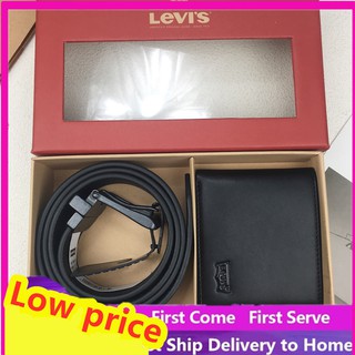 Set Levis ví logo đỏ + nịt gài