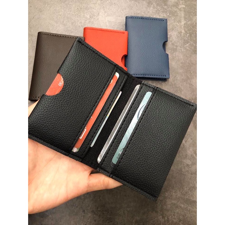 Ví da Mini nam nữ đều dùng được. Đựng thẻ ngân hàng, card visit, tiền.. nhỏ gọn, thời trang