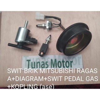 Bộ Van Phanh Kèm Công Tắc Bình Gas Chuyên Dụng Cho Mitsubishi Diagram Ragasa Ps135
