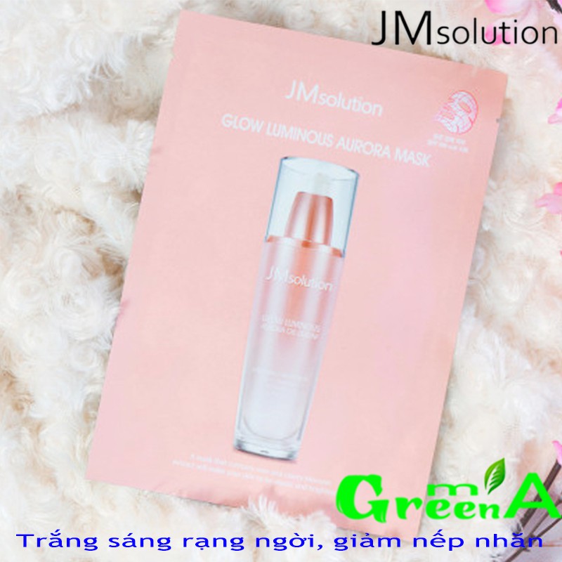 Mặt Nạ JMSOLUTION Glow Aurora [MIẾNG LẺ] Dưỡng Trắng Da Và Cải Thiện Nếp Nhăn JM Solution Glow Luminous Aurora Mask 30ml