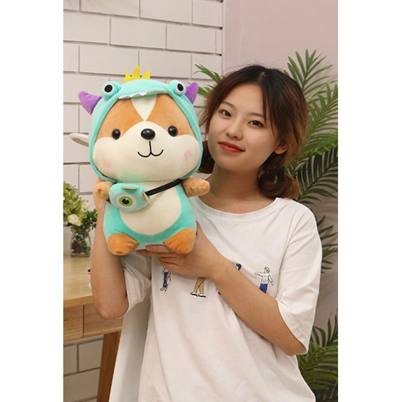 【DOLL-HOOD】Gấu bông chó Shiba cosplay xinh xắn, mềm mại