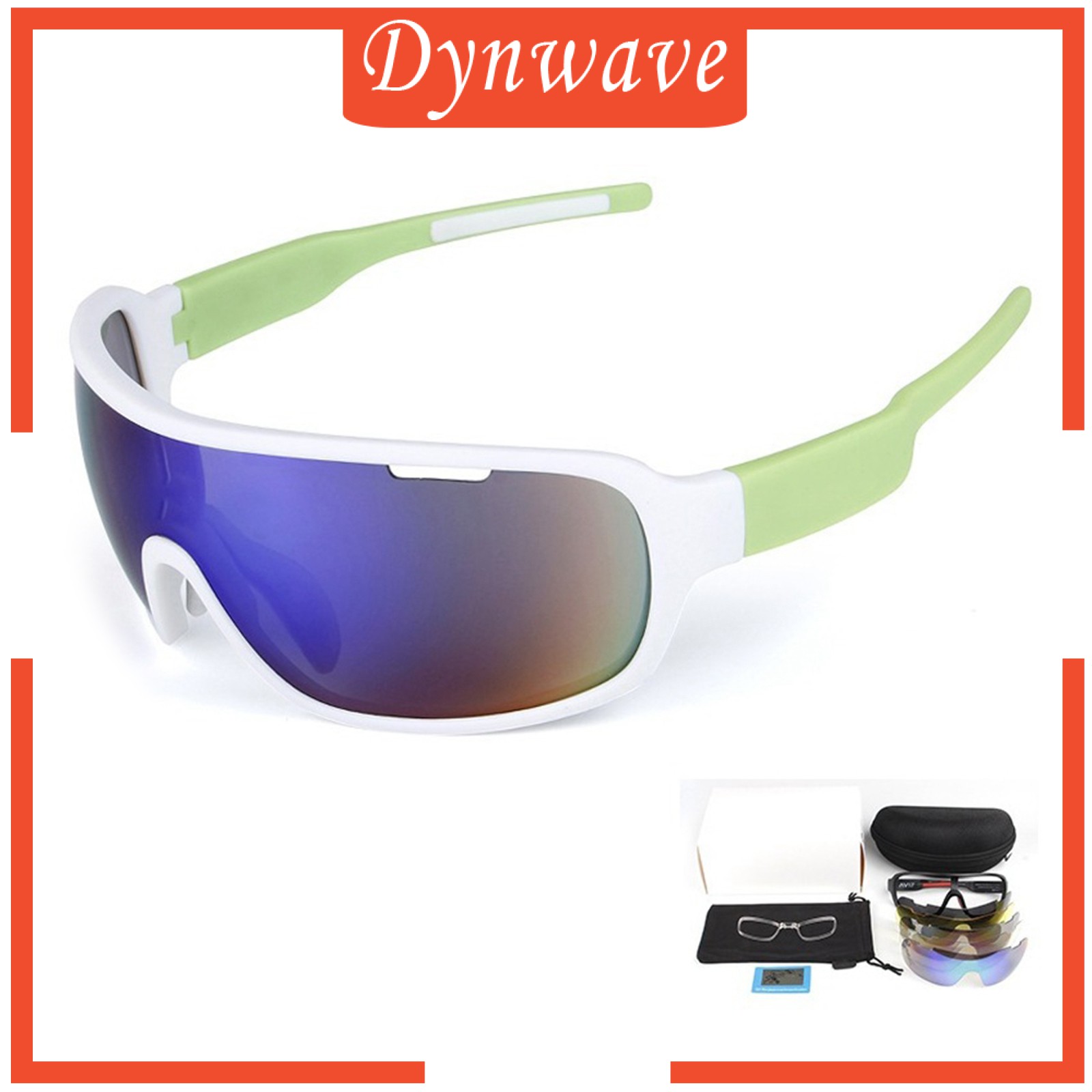 [DYNWAVE] Outdoor Sport Sunglasses Bike Cycling Glasses MTB Goggles Bicycle UV400 Eyewear