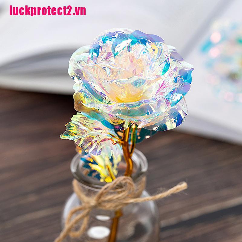 Hoa Hồng Giả Mạ Vàng 24k Dùng Cho Ngày Lễ Tình Nhân