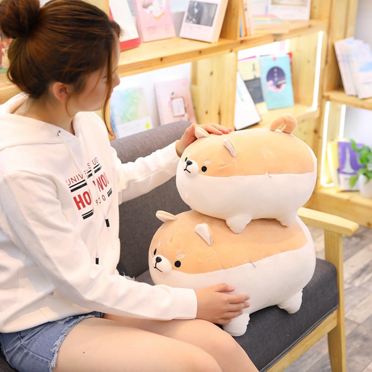 Gấu bông chó Shiba mập ú dễ thương - gấu bông cute