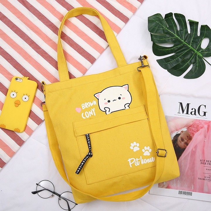 Túi tote size đại cony đáng yêu có ảnh thật