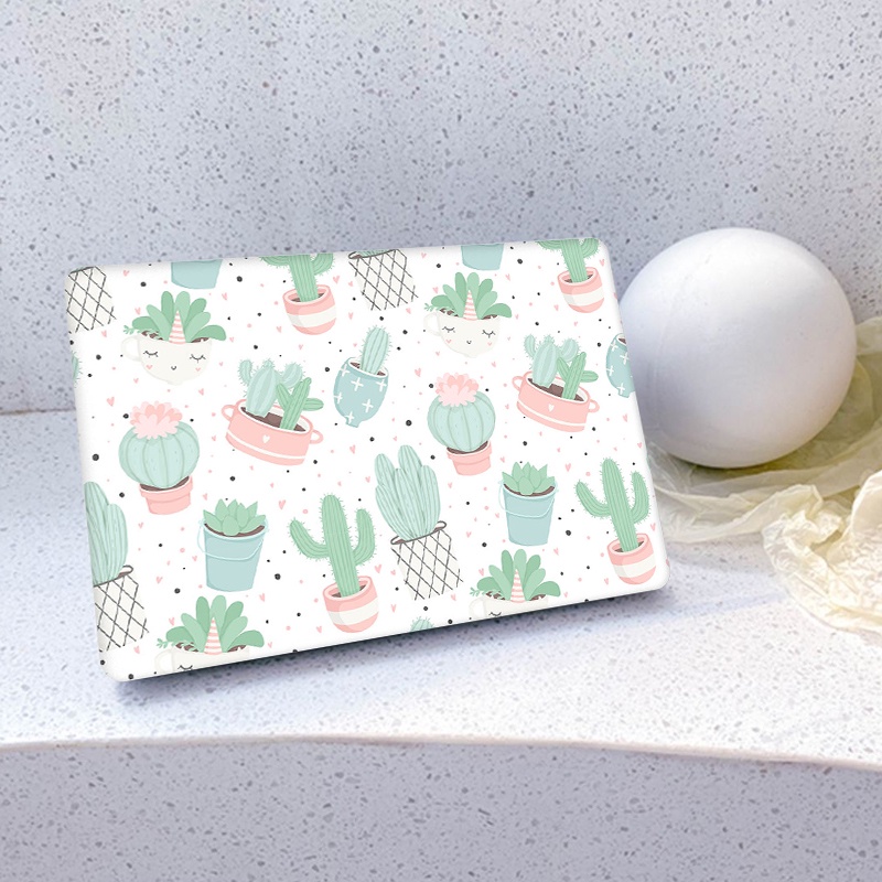 Ốp Máy Tính Bảng In Hình Xương Rồng Dễ Thương Cho 2022 Macbook Air13.6 inch A2681 M2 Pro 13 inch A2338 Pro 14 15 16 inch M1 A2442 A2485 A2337