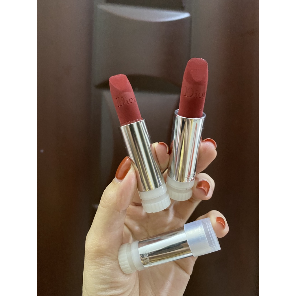 Lõi Son Dior Velvet 720 Icóne – Đỏ nâu