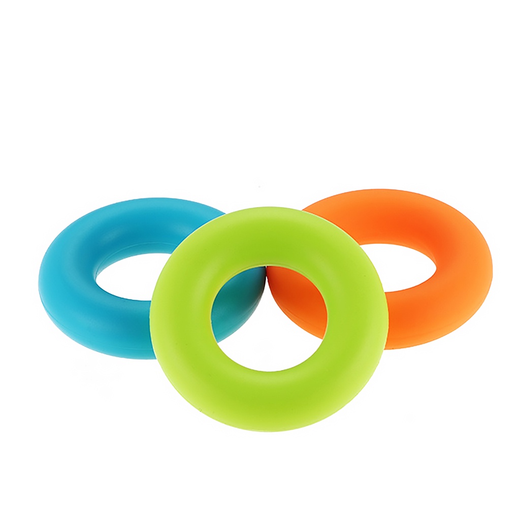[Global] Exercise Pull Ring Hand Strength Training Gripper Silicone Hand Fitness Workout Resistance O Ring