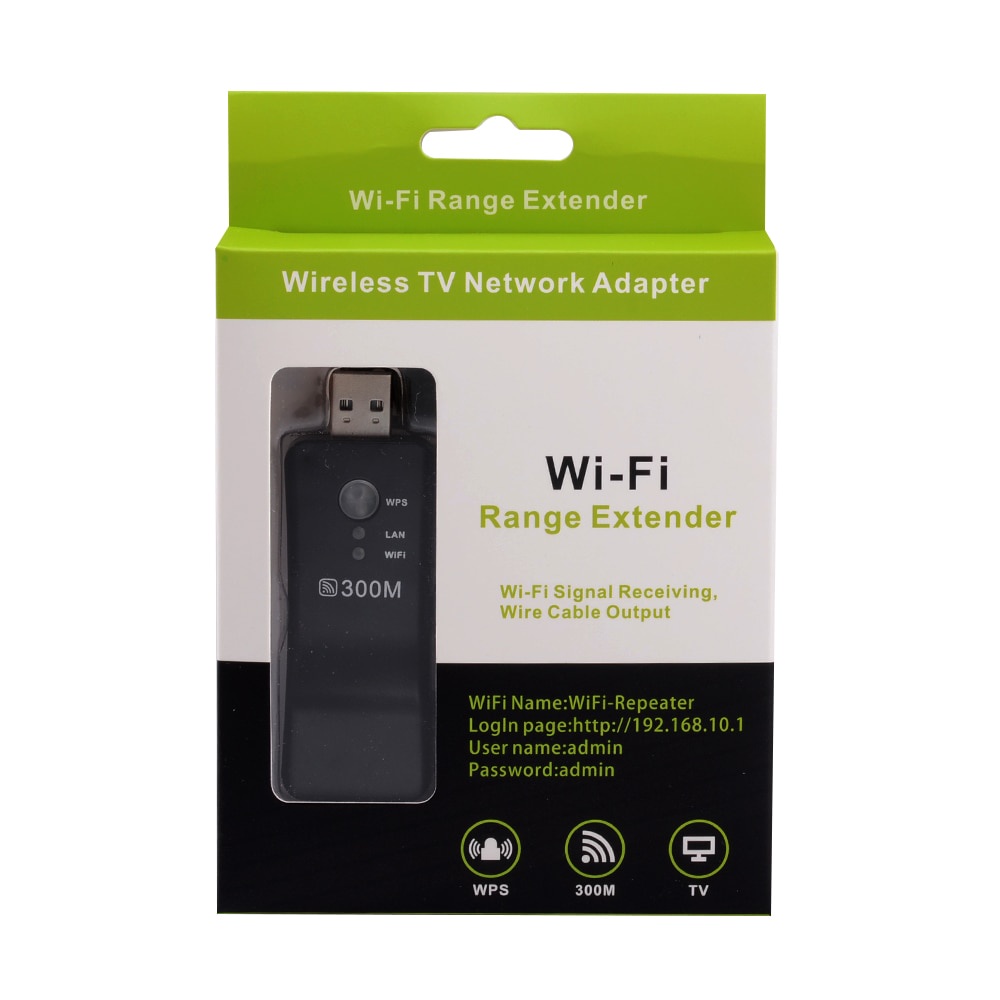 Thiết Bị Mở Rộng Sóng Wifi 300Mbps WPS AP Mode Cho TV Thông Minh