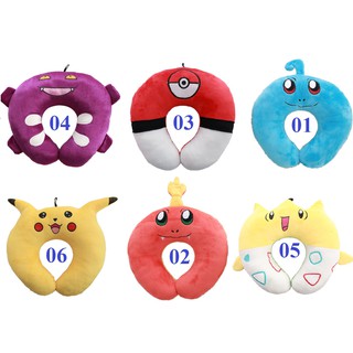 Gối Đỡ Cổ Chữ U Đi Du Lịch Tạo Hình Pokermon - THIVI