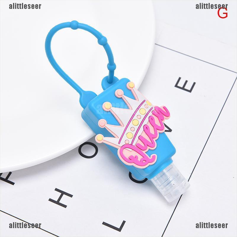 Chai đựng nước rửa tay bằng silicone họa tiết vương miện dễ thương | BigBuy360 - bigbuy360.vn