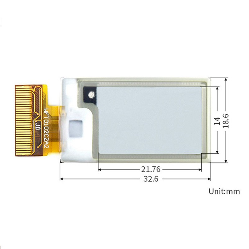 【COD】Waveshare 1.02 Inch Ink Screen Electronic Paper Flexible Ink Screen ule Partially Refreshed for Raspberry Pi | BigBuy360 - bigbuy360.vn