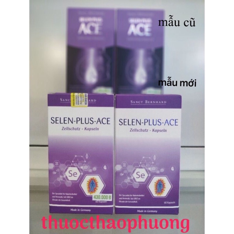 ✅[HÀNG CHÍNH HÃNG]Viên uống Selen Plus ACE- tăng cường nội tiết tói nữ,đẹp da,chống lão hoá( lọ 60v)