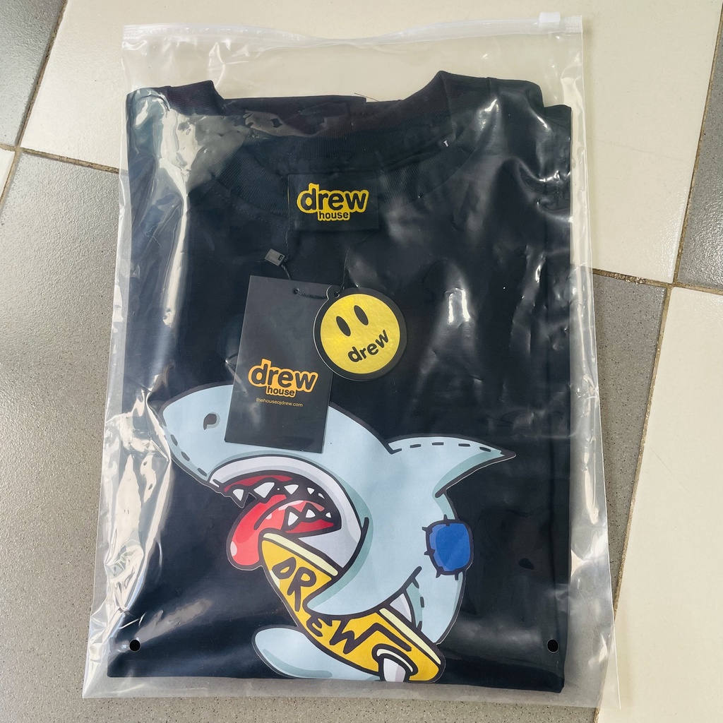 Áo thun tay lỡ DREW HOUSE, Áo phông Unisex Form rộng oversize, chất liệt cotton KKIMSHOP