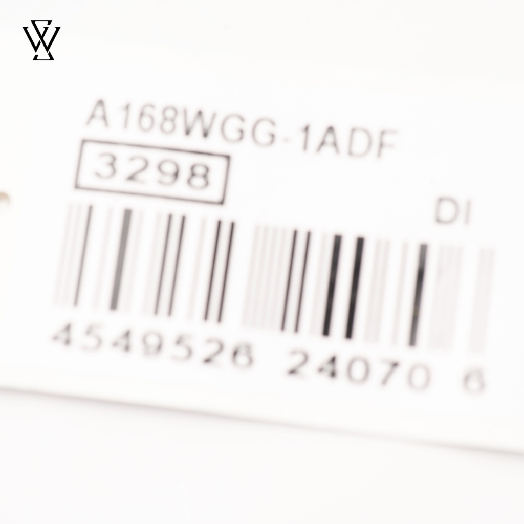 Đồng Hồ Điện Tử Nam Casio WATCHSTORE A168WGG-1ADF Thiết Kế Mặt Kính 36mm, Vỏ Nhựa, Dây Kim Loại Chắc Chắn