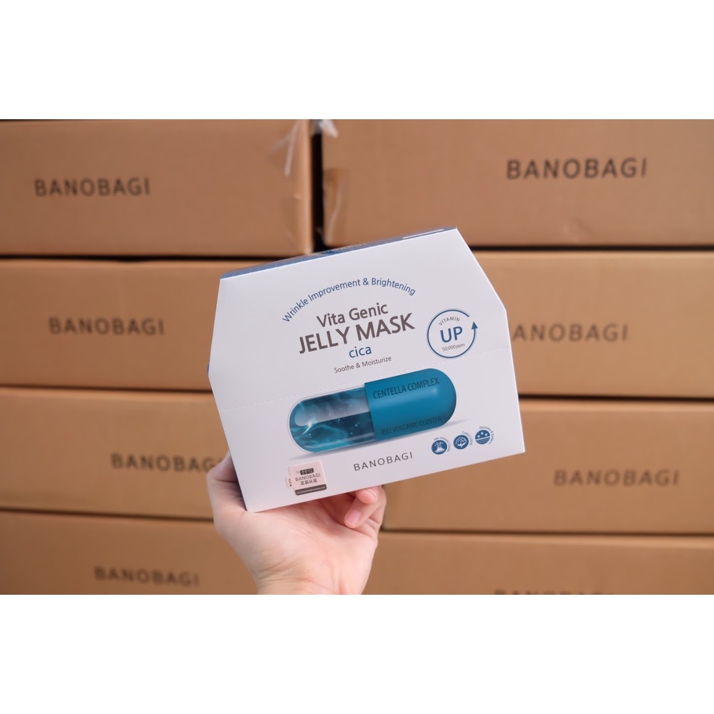 Hộp 10 Miếng Mặt Nạ Dưỡng Da Banobagi Jelly Mask Mẫu Mới