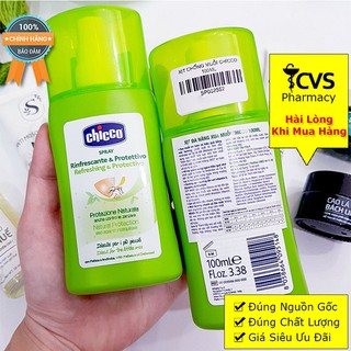Xịt Chống Muỗi CHICCO - SPRAY REFRESHING & PROTECTIVE (100ml)