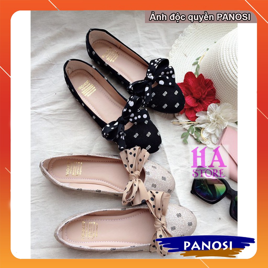 Giày bệt BB gắn nơ siêu xinh lấp lánh | BigBuy360 - bigbuy360.vn