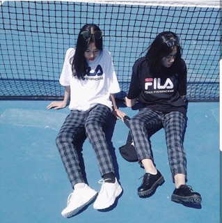 Quần baggy caro