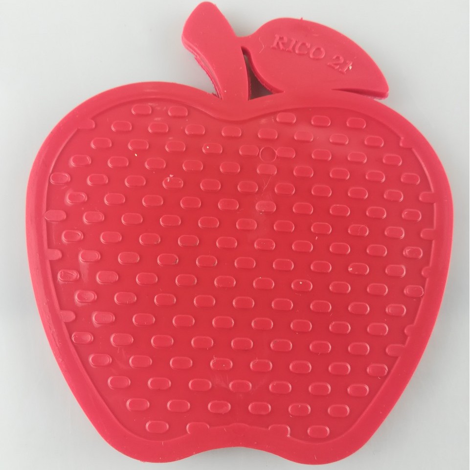 Combo 10 đế lót ly bằng nhựa miếng hình trái táo