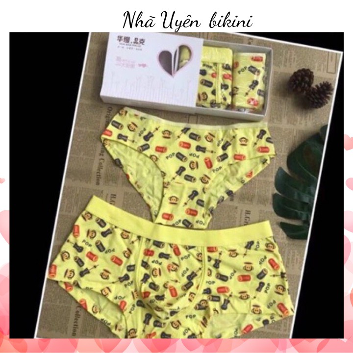 Quần lót dễ thương cute/ quần lót đôi nam nữ