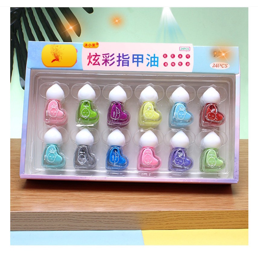 1 Lọ Sơn Móng Tay lột được cho trẻ em, sơn móng tay tự bong tiện dụng cho bé gái E1144