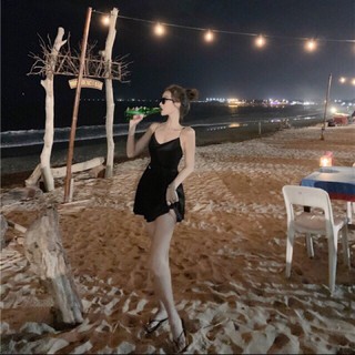 Váy hai dây hở lưng sexy