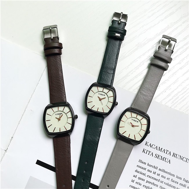 [Mã FAMAYFA2 giảm 10K đơn 50K] Đồng hồ thời trang nữ Viser VS02 mặt oval mẫu mới cực đẹp, dây da mềm êm tay | BigBuy360 - bigbuy360.vn