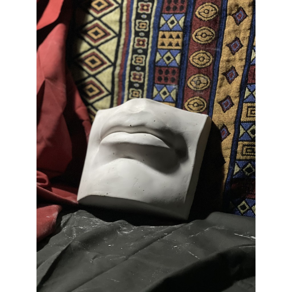 Khối thạch cao ngũ quan chi tiết. khối V-H