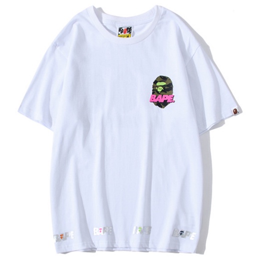 Mới Áo Thun Ngắn Tay In Họa Tiết Rằn Ri Cho Nam Và Nữ