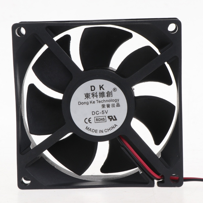 Quạt Tản Nhiệt Tốc Độ Cao 80x80x25mm Cho Máy Tính DC 5V 12V 24V