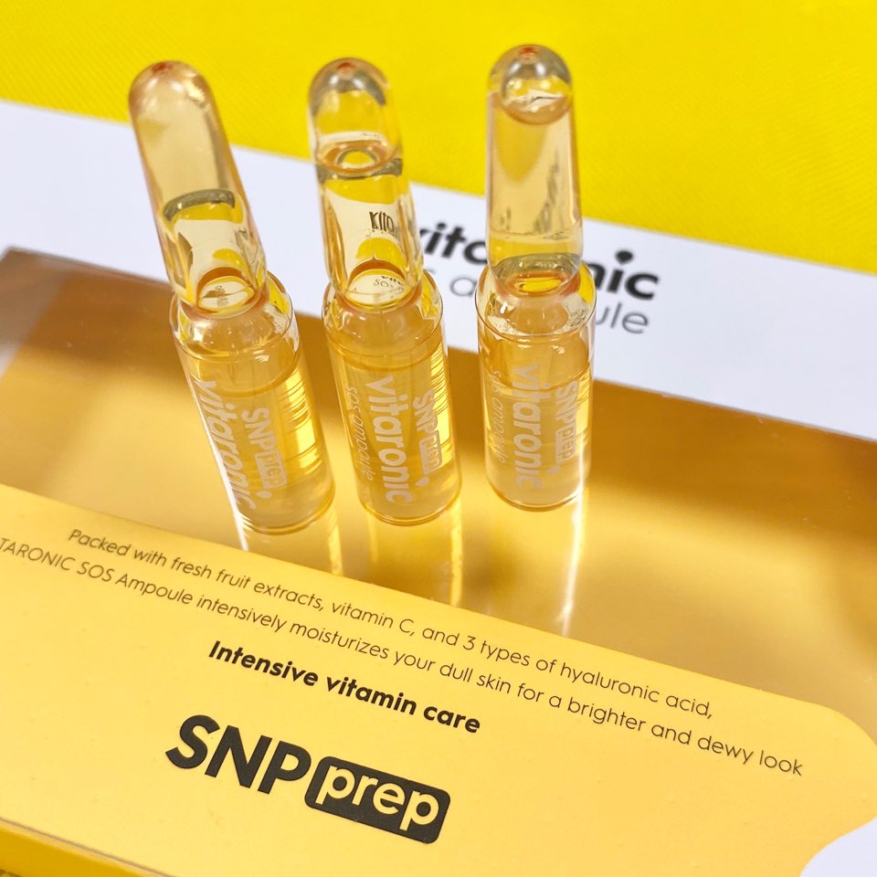 Tinh Chất Giảm Thâm Trắng Da Vitaronic SOS Ampoule Phục Hồi Trắng Da Cấp Tốc - Hộp 7 Ống