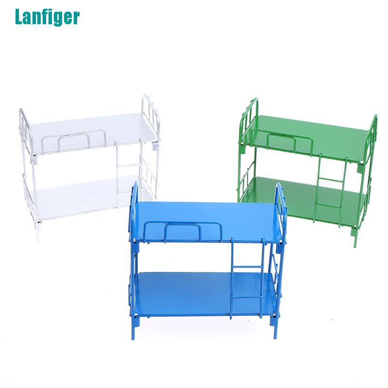 Giường Tầng Hai Tầng Mini Tỉ Lệ 1: 12 Trang Trí Nhà Búp Bê