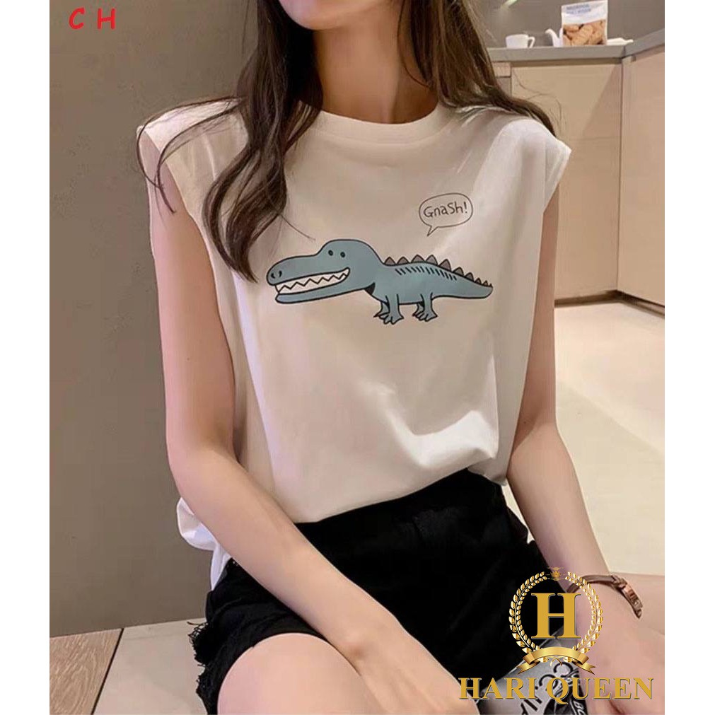 [FREE SHIP ĐƠN TỪ 50K] Áo tanktop cá sấu nhiều màu COH0520 1