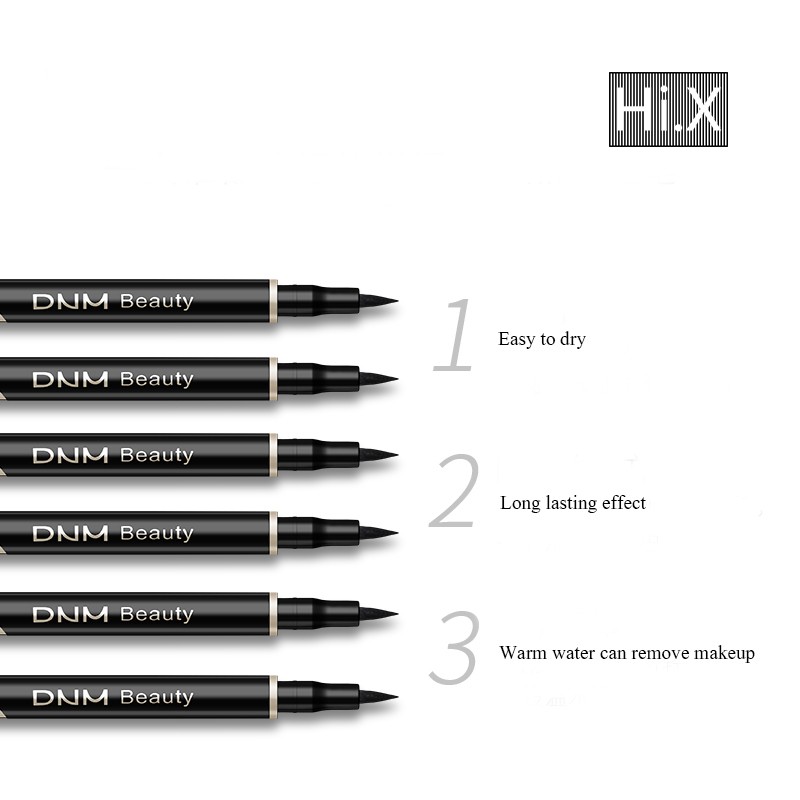 Bút kẻ mắt nước có đầu cọ Ni-lông màu đen chống thấm nước lâu trôi | BigBuy360 - bigbuy360.vn