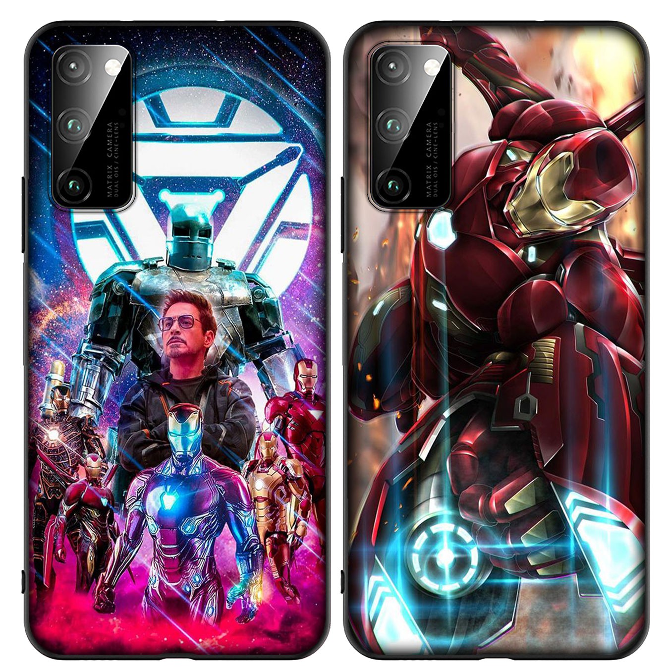 Ốp Lưng Silicone Mềm In Hình Iron Man Marvel Cho Xiaomi Redmi Note 5 Pro Plus 5a 4x S2 Mi Poco X3 Nfc M3 9t