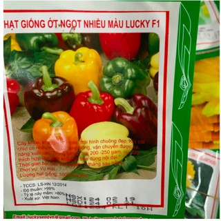Hạt giống ớt ngọt nhiều màu LUCKY SEEDS