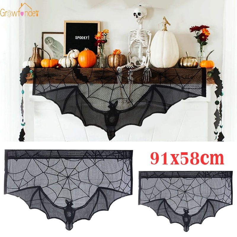 Mạng Nhện Đen Trang Trí Halloween
