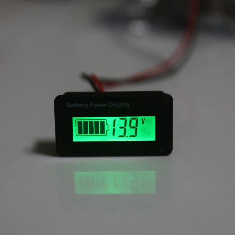 Đồng hồ đo điện áp dung lượng pin kỹ thuật số 12-48V có màn hình LCD