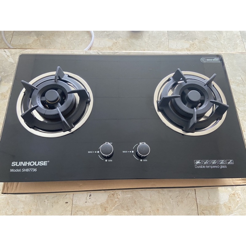 Bếp gas âm Sunhouse SHB7736 Hàng trưng bày+Tặng dây gas-bếp chính hãng bền tốt tiết kiệm gas