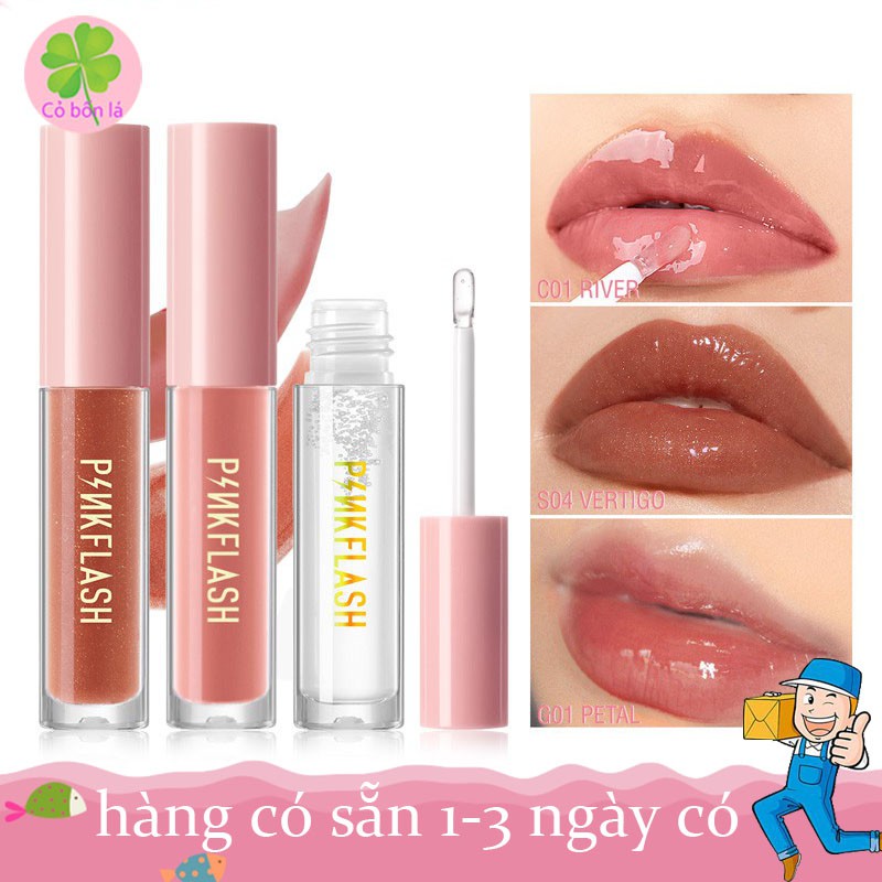 Son bóng PINKFLASH có màu dưỡng ẩm môi căng mọng | BigBuy360 - bigbuy360.vn