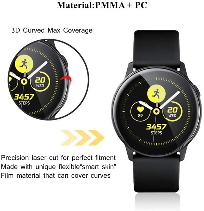 Miếng Dán Bảo Vệ Màn Hình Đồng Hồ Thông Minh Cho Samsung Galaxy Watch Active 2 44mm 40mm