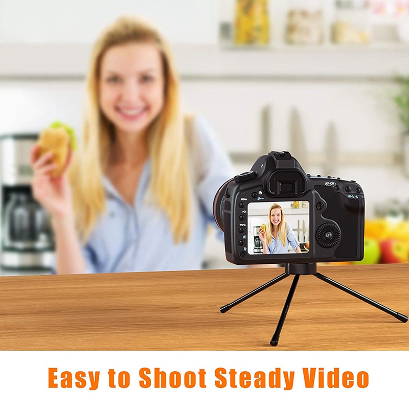 Chân tripod mini Bằng Kim Loại Với Ốc Vít 1 / 4 inch Phù Hợp Cho Máy Chiếu Và Tất Cả Các Loại Máy Ảnh