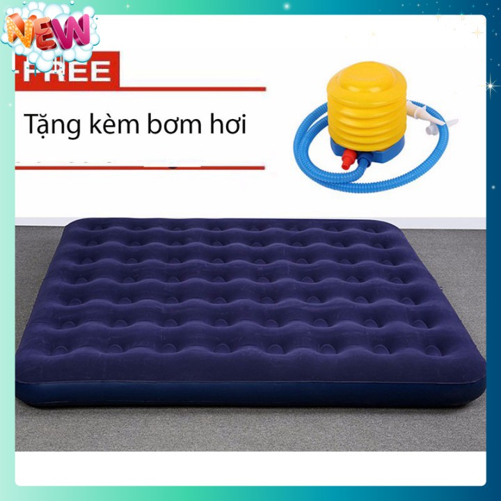 🇳 🇪 🇼®️ Nệm Giường Hơi du lịch hoặc tại nhà cho 2 người + Tặng kèm bơm hơi